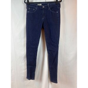 AG The Legging Ankle Jeans Dark Wash Blue Super Skinny Fit‎ Womens Size 31R